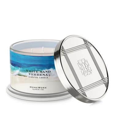 Discover HomeWorx White Sand Verbena 4-Wick Scented Candle - Elevate Your Style Instantly! - Buy Online on GoSupps.com
