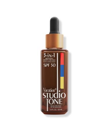 Vacation Studio Tone SPF 50 Bronzing Drops for Face 1.0 oz