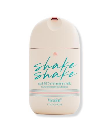Vacation Shake Shake SPF 50 Mineral Milk Face Sunscreen 1.7 oz