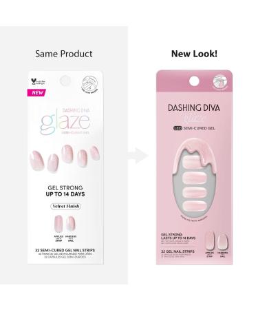 Discover Dashing Diva Faux Pink Glaze Semi-Cured Gel Art - Elevate Your Style Instantly! - Buy Online on GoSupps.com