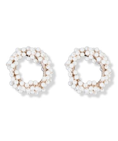 Locks & Mane 'The Jennifer' Pearl Scrunchie Set