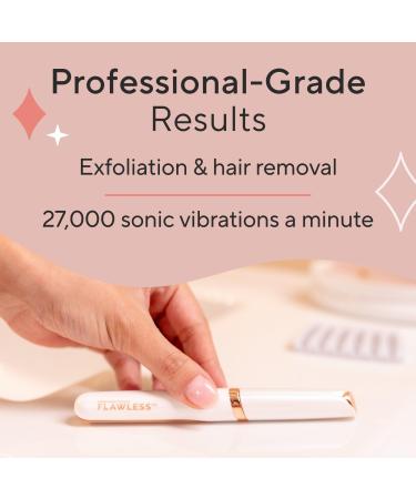 Flawless by Finishing Touch Dermaplane Glo Sonic Lighted Facial Exfoliator - Transform Your Style with the Best Innovation Today! - Buy Online on GoSupps.com