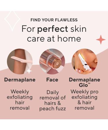 Flawless by Finishing Touch Dermaplane Glo Sonic Lighted Facial Exfoliator - Transform Your Style with the Best Innovation Today! - Buy Online on GoSupps.com