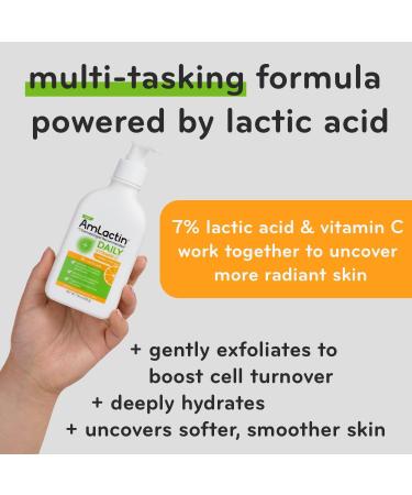 Discover AmLactin Daily Vitamin C Lotion with 7% Lactic Acid AHA 7.9 oz - Elevate Your Style Instantly! - Buy Online on GoSupps.com