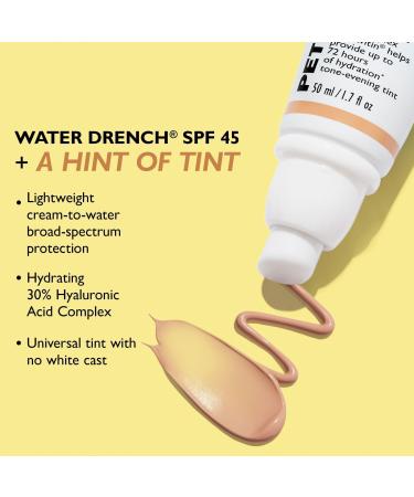 Peter Thomas Roth Water DrenchÂ Broad Spectrum SPF 45 Hyaluronic Sheer Tint Moisturizer - Discover Premium Quality Shop now! - Buy Online on GoSupps.com