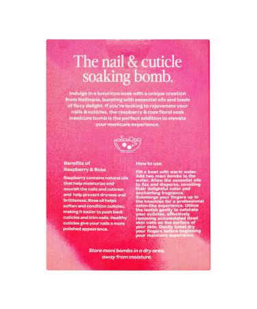 Discover Nailtopia Fizzing Rasberry & Rose Mani Bomb 1.69 oz - Elevate Your Style Instantly! - Buy Online on GoSupps.com
