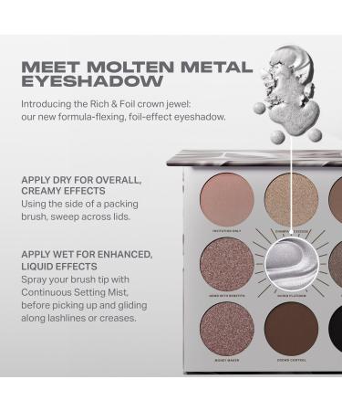 Morphe Rich & Foiled Going Platinum Eyeshadow Palette - Transform Your Style with the Best Innovation Today! - Buy Online on GoSupps.com