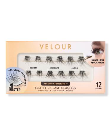 Velour Lashes Velour-Xtensions Self-Stick Everyday Natural Lash Clusters