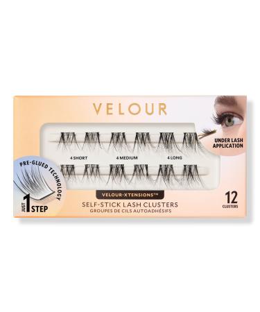 Velour Lashes Velour-Xtensions Self-Stick Soft & Wispy Lash Clusters