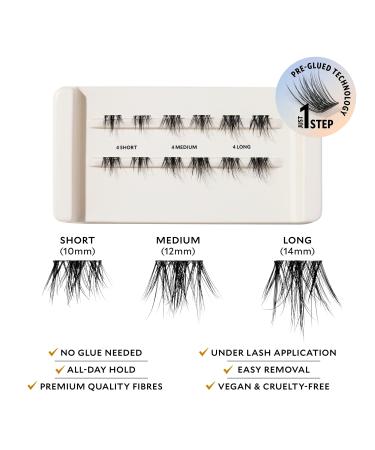Discover Velour Lashes Velour-Xtensions Self-Stick Spiky Chic Lash Clusters - Elevate Your Style Instantly! - Buy Online on GoSupps.com