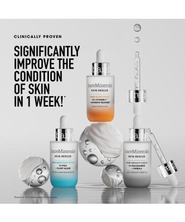 Discover bareMinerals SKIN RESCUE Pure Glow Serum with 10% Vitamin C Complex and Rainbow Seaweed 1.0 oz - Elevate Your Style Instantly! - Buy Online on GoSupps.com