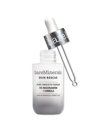 bareMinerals SKIN RESCUE Pure Smooth Serum with 5% Niacinamide and Chebula 1.0 oz