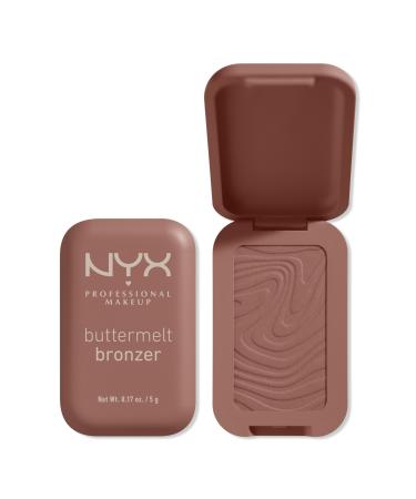 NYX Professional Makeup Buttermelt Pressed Powder Natural Finish Bronzer Butta Biscuit 0.17 oz