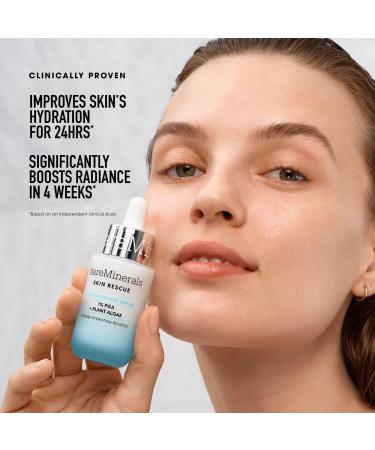 bareMinerals SKIN RESCUE Pure Moisture Serum with 1% PGA and Plant Algae 1.0 oz - Transform Your Style with the Best Innovation Today! - Buy Online on GoSupps.com