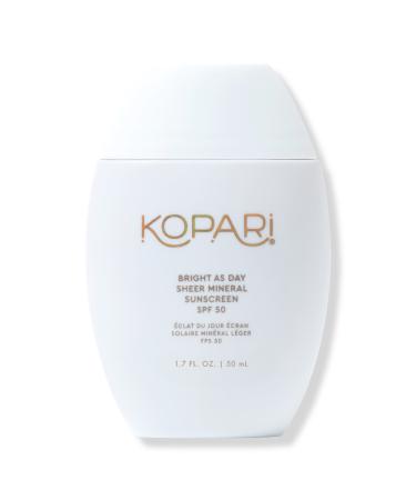 Kopari Beauty Bright As Day Sheer Mineral Sunscreen SPF 50 1.7 oz