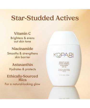 Discover Kopari Beauty Bright As Day Sheer Mineral Sunscreen SPF 50 1.7 oz - Elevate Your Style Instantly! - Buy Online on GoSupps.com
