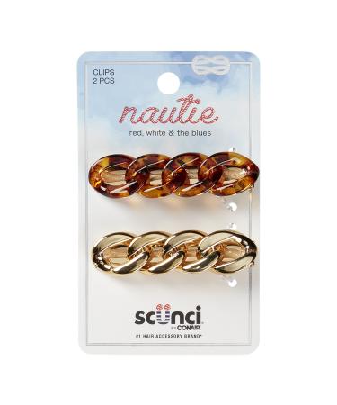 ScÃ¼nci Nautie Chain-Link Salon Clips 2 ct - Transform Your Style with the Best Innovation Today! - Buy Online on GoSupps.com