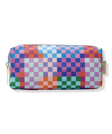Tartan + Twine Multicolored Checkered Pencil Case