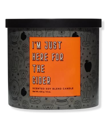 ULTA Beauty Collection I'm Just Here For The Cider Soy Blend Candle 15 oz