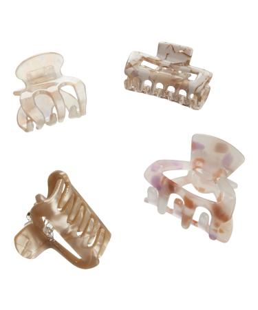 Discover ScÃ¼nci PRIMP Mix Acrylic Claw Clips - Pink 4 ct - Elevate Your Style Instantly! - Buy Online on GoSupps.com