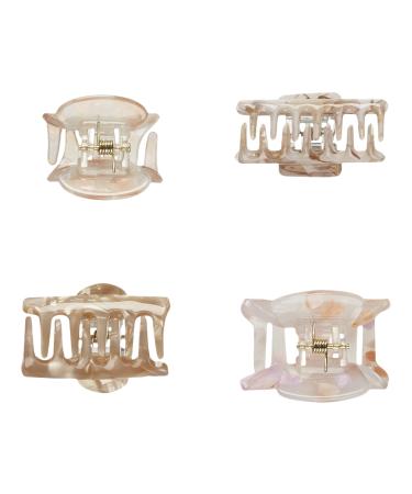 Discover ScÃ¼nci PRIMP Mix Acrylic Claw Clips - Pink 4 ct - Elevate Your Style Instantly! - Buy Online on GoSupps.com