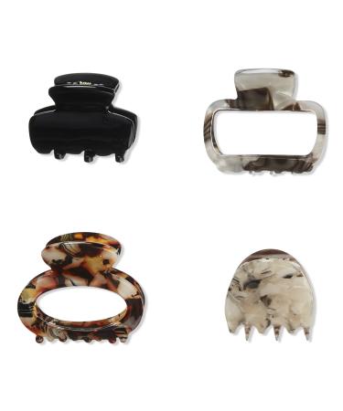 Scünci PRIMP Mix Acrylic Claw Clips - Tort 4 ct