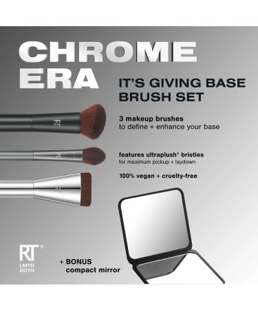 Real Techniques Chrome Era It's Giving Base Makeup Brush Set - Transform Your Style with the Best Innovation Today! - Buy Online on GoSupps.com