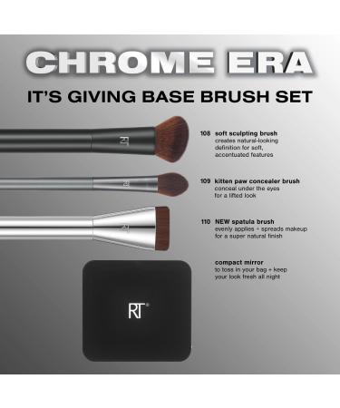 Real Techniques Chrome Era It's Giving Base Makeup Brush Set - Transform Your Style with the Best Innovation Today! - Buy Online on GoSupps.com