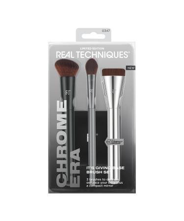 Real Techniques Chrome Era It's Giving Base Makeup Brush Set - Transform Your Style with the Best Innovation Today! - Buy Online on GoSupps.com
