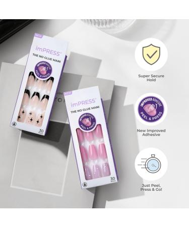 Discover Kiss imPRESS Design Press-On Nails Vacation Mode - Elevate Your Style Instantly! - Buy Online on GoSupps.com