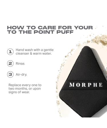 Discover Morphe To the Point Dual-Sided Powder Puff 1 ct - Elevate Your Style Instantly! - Buy Online on GoSupps.com