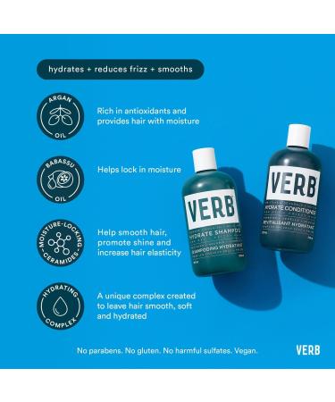 Verb Hydrate Conditioner for Dry and Frizzy Hair 12.0 oz - Discover Premium Quality Shop now! - Buy Online on GoSupps.com
