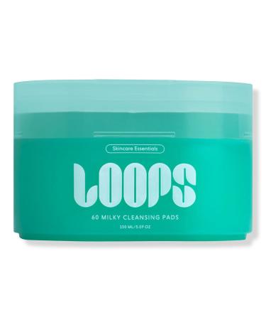 LOOPS Milky Cleanser Biodegradable Skincare Pads 60 ct