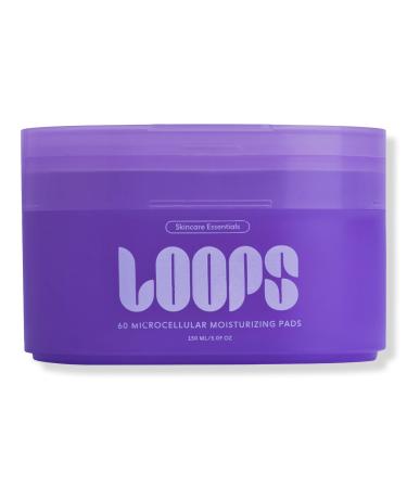 LOOPS MicroCellular Moisturizer Biodegradable Skincare Pads 60 ct