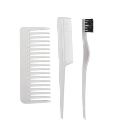 Scünci Prep Back to School Mixed Brush and Combs Set 3 ct
