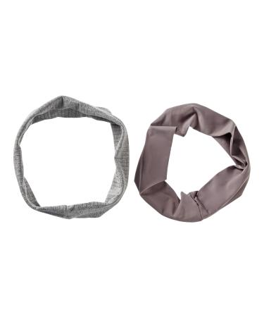 ScÃ¼nci Prep Back to School Gray and Mauve Headwrap 2 ct - Transform Your Style with the Best Innovation Today! - Buy Online on GoSupps.com