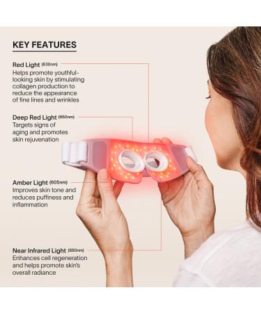 Discover Solawave Eye Recovery Pro Red Light Therapy Mask - Elevate Your Style Instantly! - Buy Online on GoSupps.com