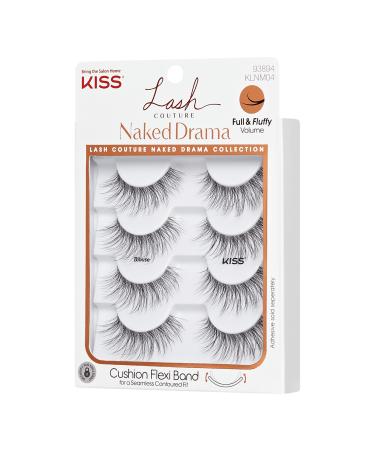 Discover Kiss Lash Couture Naked Drama Fake Eyelashes Multipack, Blouse 4 pair - Elevate Your Style Instantly! - Buy Online on GoSupps.com