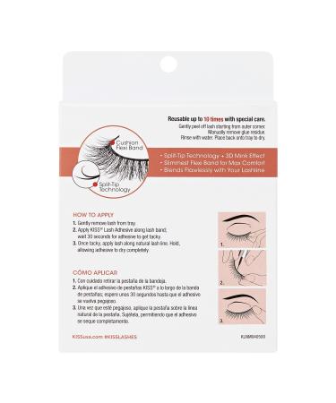 Discover Kiss Lash Couture Naked Drama Fake Eyelashes Multipack, Blouse 4 pair - Elevate Your Style Instantly! - Buy Online on GoSupps.com