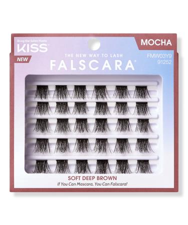 Kiss Falscara Multipack, Lash Clusters, Mocha Wisps 24 ct