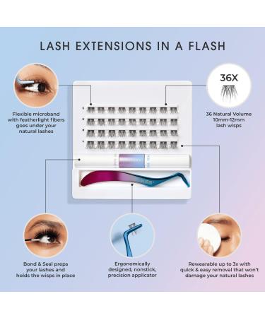 Discover Kiss Falscara Starter Kit, Lash Clusters, Lengthening Wisps 36 ct - Elevate Your Style Instantly! - Buy Online on GoSupps.com