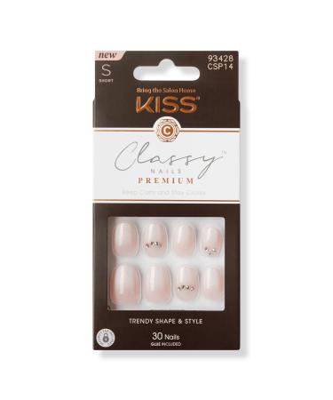 Kiss Classy Premium Fashion Nails On Stage 30 ct