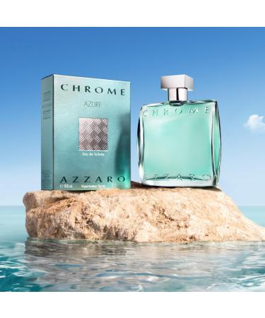 Discover Azzaro Chrome Azure Eau de Toilette 3.38 oz - Elevate Your Style Instantly! - Buy Online on GoSupps.com