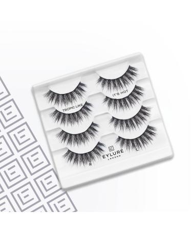 Discover Eylure Jordyn Woods Tropic Like It's Hot Luxe Eyelashes Multipack 4 pair - Elevate Your Style Instantly! - Buy Online on GoSupps.com