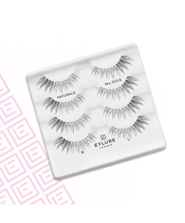 Discover Eylure 3/4 Length Naturals Accent No. 003 Eyelashes Multipack 4 pair - Elevate Your Style Instantly! - Buy Online on GoSupps.com