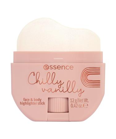 Discover Essence Chilly Vanilly Face & Body Highlighter Stick Glow With The Flow! 02 (light gold shimmer) - Elevate Your Style Instantly! - Buy Online on GoSupps.com
