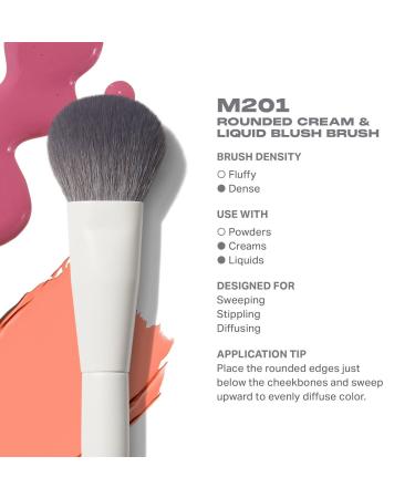 Morphe M201 Rounded Cream & Liquid Blush Brush 1 ct - Transform Your Style with the Best Innovation Today! - Buy Online on GoSupps.com