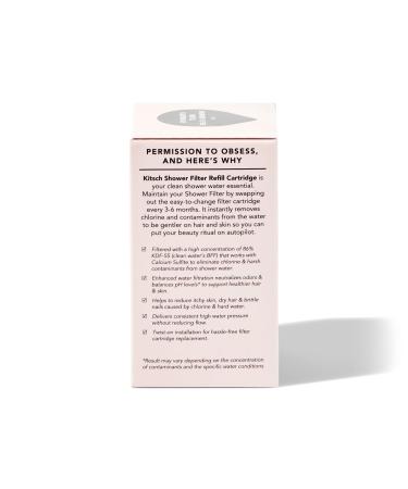 Discover Kitsch The Shower Filter Refill Cartridge 1 ct - Elevate Your Style Instantly! - Buy Online on GoSupps.com