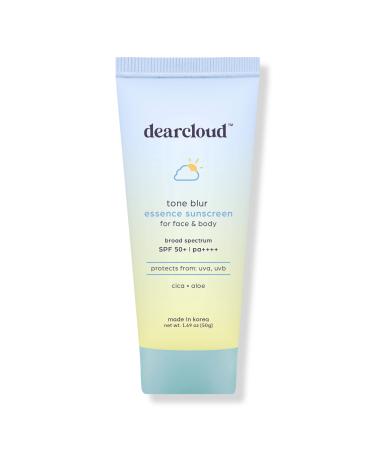 dearcloud Tone Blur Essence Sunscreen SPF 50+ PA++++ 1.69 oz