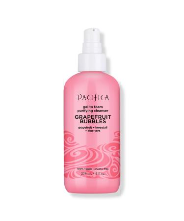 Pacifica Grapefruit Bubbles Gel Foam Cleanser 8.0 oz